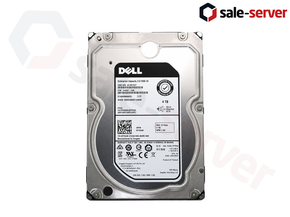 4TB SAS 12Gb/s 7.2K DELL ST4000NM0025 3.5"